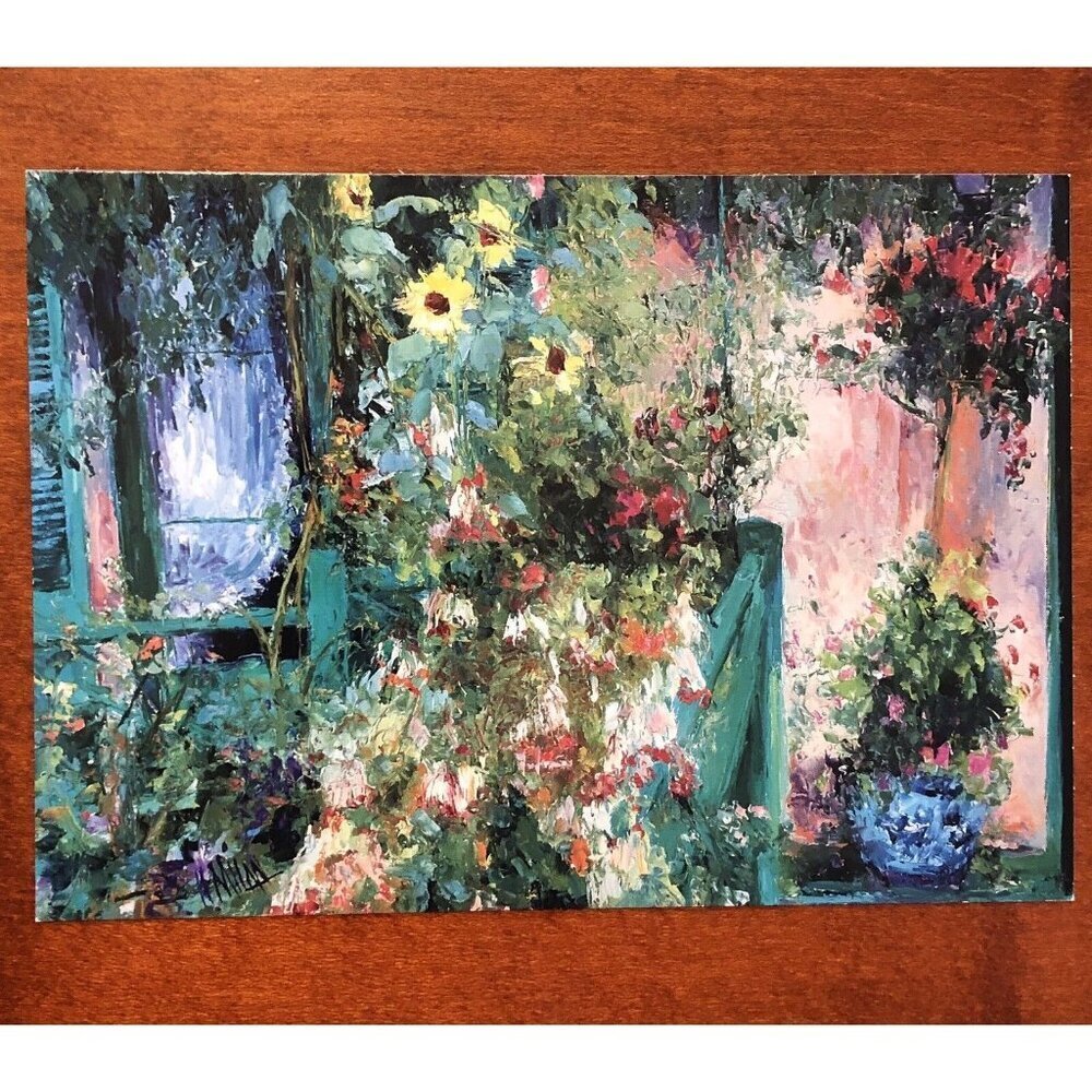 4.25"x6" Postcard Print THE LOVES OF MONET Henrietta Milan impressionist Texas